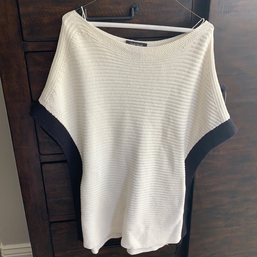White House Black Market poncho sweater dress